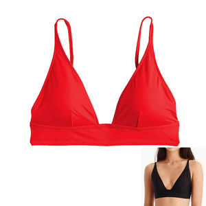 J. Crew Plunge V-Neck Bikini Top Size S